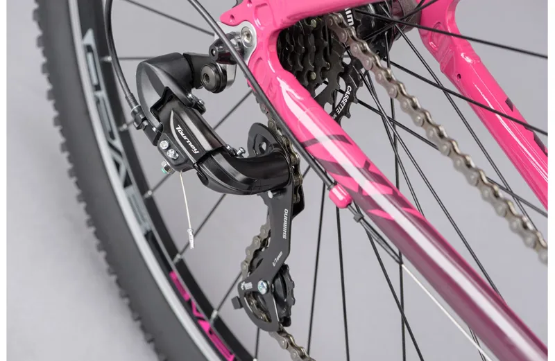 Ridgeback Terrain 2 Open Frame Mountain Bike in Pink-3